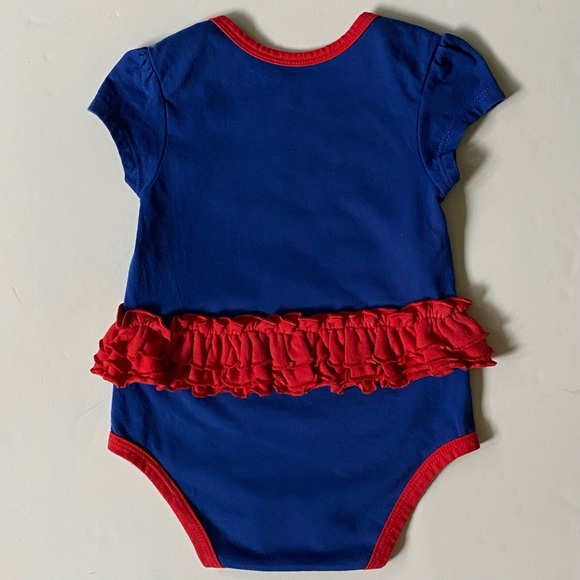 Philadelphia 76ers One Piece Size 6 9 Months Court Princess Romper Ruffle Hoops - Picture 15 of 15